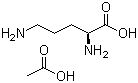 structure of CAS# 60259-81-6, L-Ornithine acetate