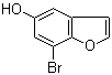 structure of CAS# 603311-31-5, 7-Bromo-5-benzofuranol