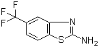 structure of CAS# 60388-38-7, 2-氨基-5-三氟甲基苯并噻唑