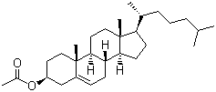 structure of CAS# 604-35-3, 胆固醇醋酸酯