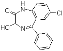 CAS # 604-75-1, Oxazepam, 7-Chloro-2,3-dihydro-2-oxo-5-phenyl-1H-1,4-benzodiazepin-3-ol