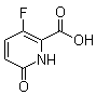 structure of CAS# 604774-05-2, 3-氟-1,6-二氢-6-氧代-2-吡啶羧酸