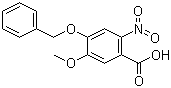 structure of CAS# 60547-92-4, 4-Benzyloxy-5-methoxy-2-nitrobenzoic acid