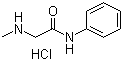 structure of CAS# 60565-45-9, 2-(甲基氨基)-N-苯基乙酰胺盐酸盐