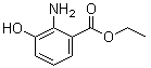 structure of CAS# 606-13-3, 2-氨基-3-羟基苯甲酸乙酯