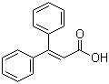 structure of CAS# 606-84-8, 3,3-Diphenyl-2-propenoic acid