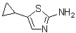 structure of CAS# 606092-87-9, 5-Cyclopropyl-2-thiazolamine
