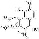 structure of CAS# 6080-33-7, 盐酸青藤碱