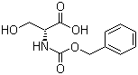 structure of CAS# 6081-61-4, N-Cbz-D-Serine