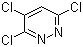 structure of CAS# 6082-66-2, 3,4,6-三氯哒嗪