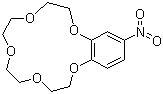 structure of CAS# 60835-69-0, 4-Nitrobenzo-15-crown-5