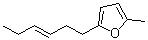 CAS 登录号：60858-07-3, 2-(3-己烯-1-基)-5-甲基呋喃