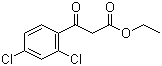 structure of CAS# 60868-41-9, 2',4'-二氯苯甲酰基乙酸乙酯