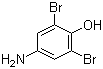structure of CAS# 609-21-2, 4-氨基-2,6-二溴苯酚