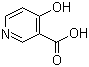 structure of CAS# 609-70-1, 4-Hydroxynicotinic acid