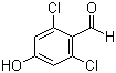 structure of CAS# 60964-09-2, 2,6-Dichloro-4-hydroxybenzaldehyde