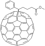 structure of CAS# 609771-63-3, [6,6]-Phenyl C71 butyric acid methyl ester