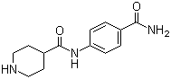 CAS 登录号：609780-49-6, 4-(4-氨基甲酰基苯基氨基甲酰基)哌啶