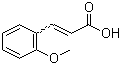 structure of CAS# 6099-03-2, 2-Methoxycinnamic acid