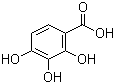 structure of CAS# 610-02-6, 2,3,4-Trihydroxybenzoic acid