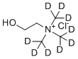 structure of CAS# 61037-86-3, Methyl-D9-choline chloride