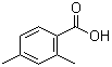 structure of CAS# 611-01-8, 2,4-Dimethylbenzoic acid