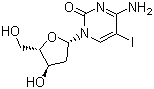 structure of CAS# 611-53-0, 5-碘-2'-脱氧胞苷