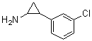 structure of CAS# 61114-40-7, 2-(3-氯苯基)环丙胺