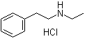 structure of CAS# 61185-89-5, N-Ethylphenethylamine hydrochloride