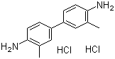 structure of CAS# 612-82-8, 3,3'-Dimethylbenzidine dihydrochloride