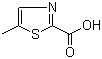 structure of CAS# 61291-21-2, 5-Methylthiazole-2-carboxylic acid