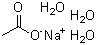 structure of CAS# 6131-90-4, Sodium acetate trihydrate
