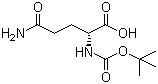 structure of CAS# 61348-28-5, Boc-D-Glutamine