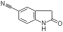structure of CAS# 61394-50-1, 5-氰基-1,3-二氢吲哚-2-酮