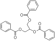 structure of CAS# 614-33-5, Glyceryl tribenzoate