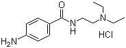 structure of CAS# 614-39-1, 盐酸普鲁卡因胺