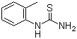 structure of CAS# 614-78-8, N-(2-Methylphenyl)thiourea
