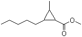 CAS # 61452-46-8, 2-Methyl-3-pentylcyclopropanecarboxylic acid methyl ester