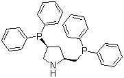 structure of CAS# 61478-29-3, (2S,4S)-4-二苯基膦-2-(二苯基膦甲基)-吡咯烷