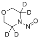 structure of CAS# 61578-30-1, 3,3,5,5-四氘代-N-亚硝基吗啉