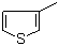 3-Methylthiophene molecular structure (CAS 616-44-4)