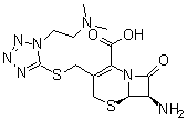 CAS 登录号：61607-66-7, (6R,7R)-7-氨基-3-[[[1-[2-(二甲基氨基)乙基]-1H-四唑-5-基]硫基]甲基]-8-氧代-5-硫杂-1-氮杂双环[4.2.0]辛-2-烯-2-羧酸