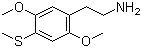 CAS # 61638-09-3, 2,5-Dimethoxy-4-methylthiophenethylamine, 2,5-Dimethoxy-4-(methylthio)benzeneethanamine