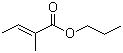 CAS 登录号：61692-83-9, 惕各酸丙酯, 反式-2-甲基-2-丁烯酸丙酯