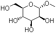 structure of CAS# 617-04-9, 甲基 alpha-D-甘露糖苷
