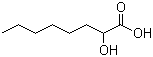 structure of CAS# 617-73-2, 2-Hydroxycaprylic acid