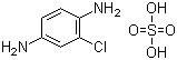 structure of CAS# 61702-44-1, 2-氯-1,4-苯二胺硫酸盐