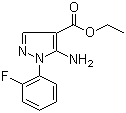 structure of CAS# 618070-65-8, 5-氨基-1-(2-氟苯基)-1H-吡唑-4-羧酸乙酯