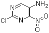 structure of CAS# 618397-67-4, 2-Chloro-4-nitro-5-pyrimidinamine
