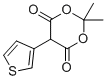 structure of CAS# 61857-83-8, 2,2-Dimethyl-5-(3-thienyl)-1,3-dioxane-4,6-dione